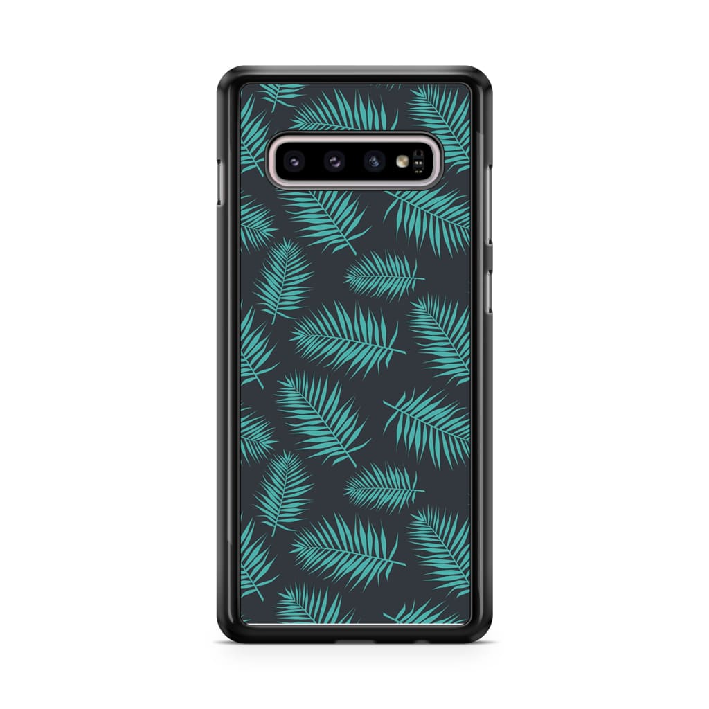 Night Sky Leaves Phone Case - Galaxy S10 - Phone Case