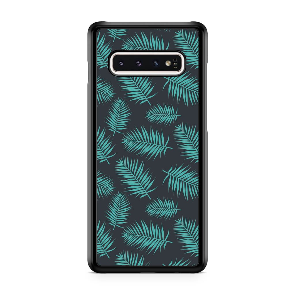 Night Sky Leaves Phone Case - Galaxy S10 Plus - Phone Case