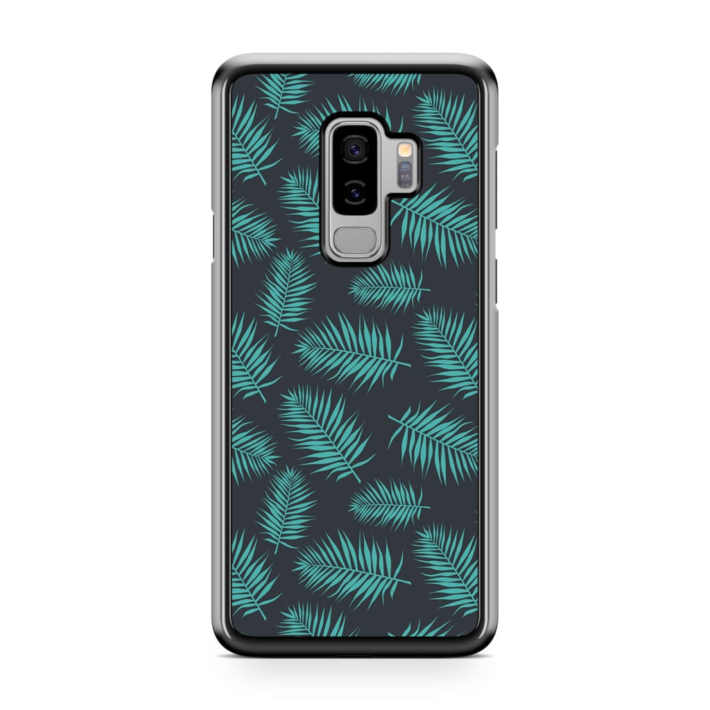 Night Sky Leaves Phone Case - Galaxy S9 Plus - Phone Case