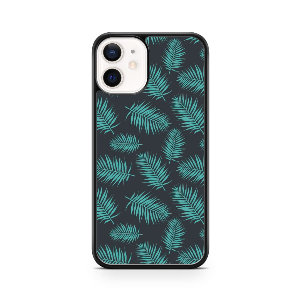 Night Sky Leaves Phone Case - iPhone 12 Mini - Phone Case