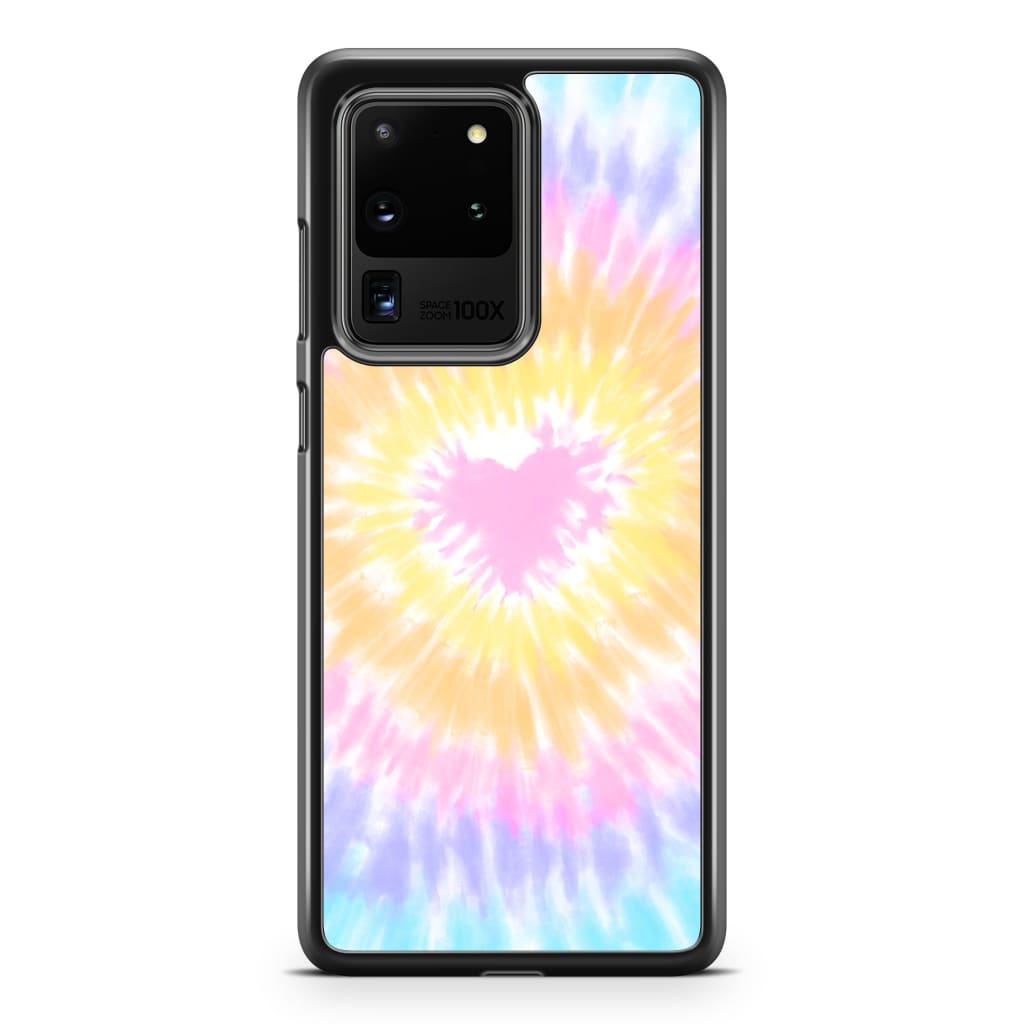 Pastel Heart Tie Dye Phone Case - Galaxy S20 Ultra - Phone