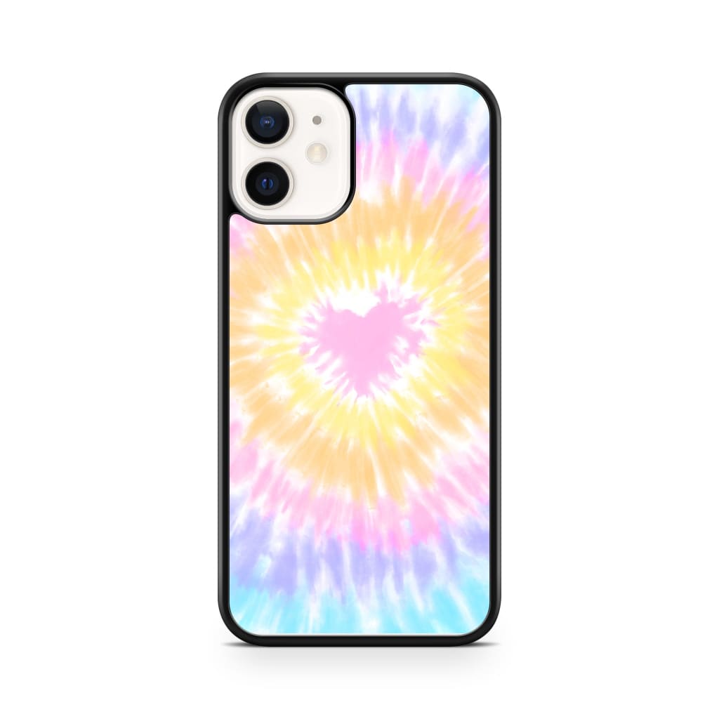 Pastel Heart Tie Dye Phone Case - iPhone 12/12 Pro - Phone