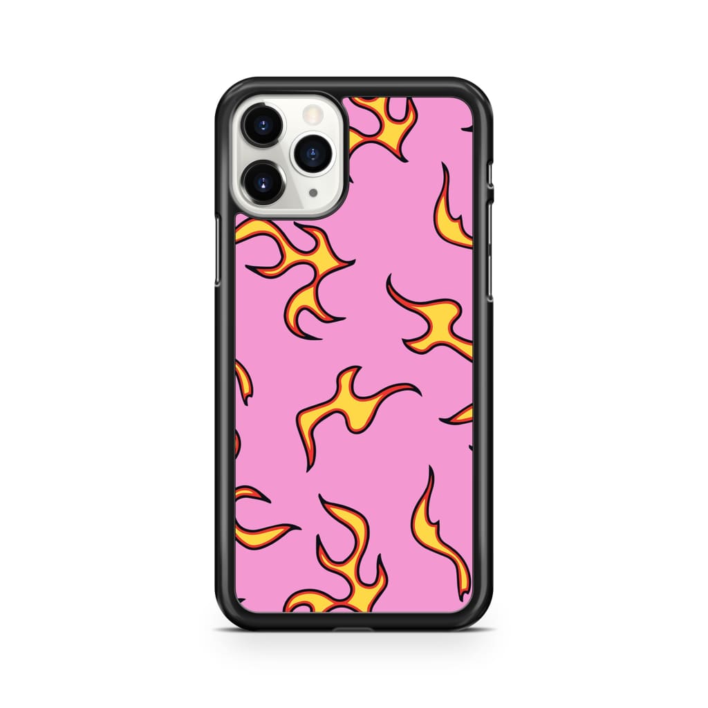 Pink Flames Phone Case - iPhone 11 Pro - Phone Case