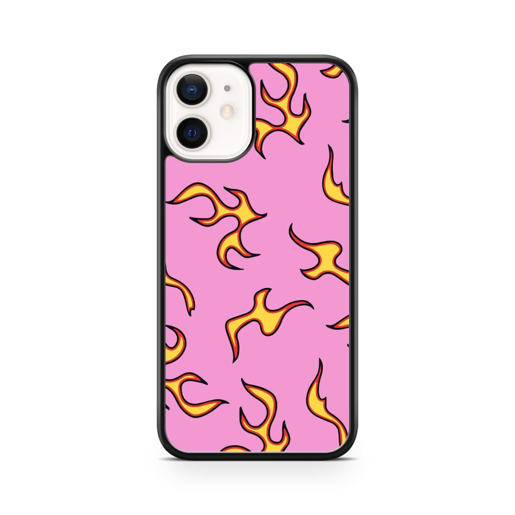 Pink Flames Phone Case - iPhone 12 Mini - Phone Case