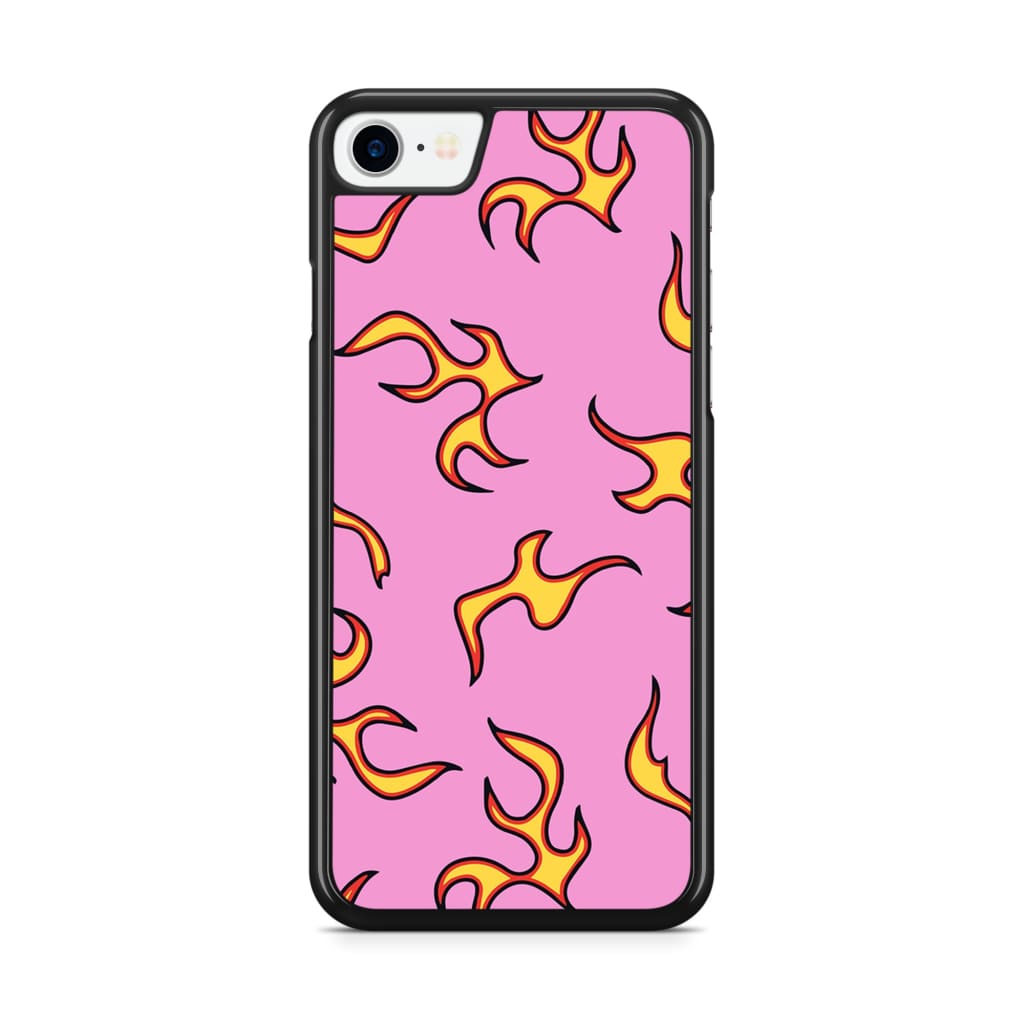 Pink Flames Phone Case - iPhone SE/6/7/8 - Phone Case