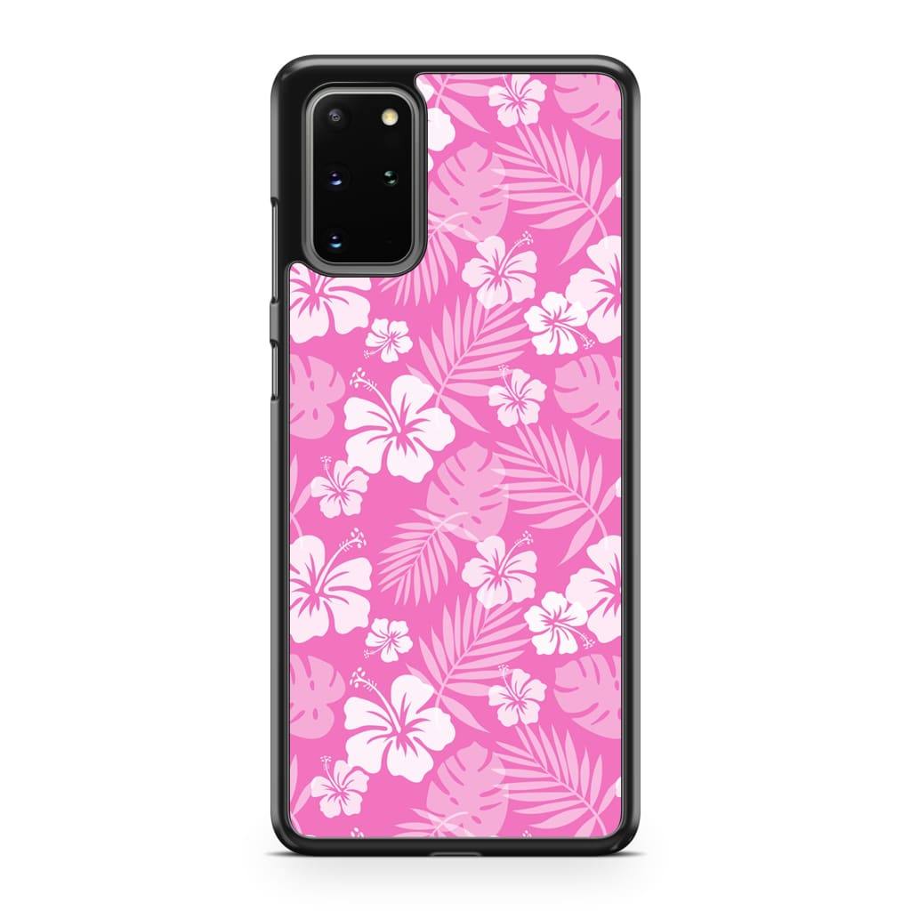 Pink Hibiscus Phone Case - Galaxy S20 Plus - Phone Case