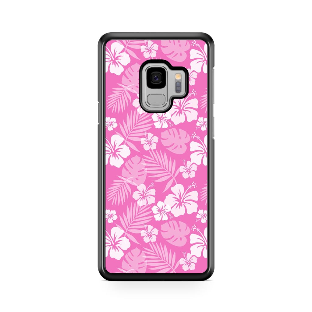 Pink Hibiscus Phone Case - Galaxy S9 - Phone Case