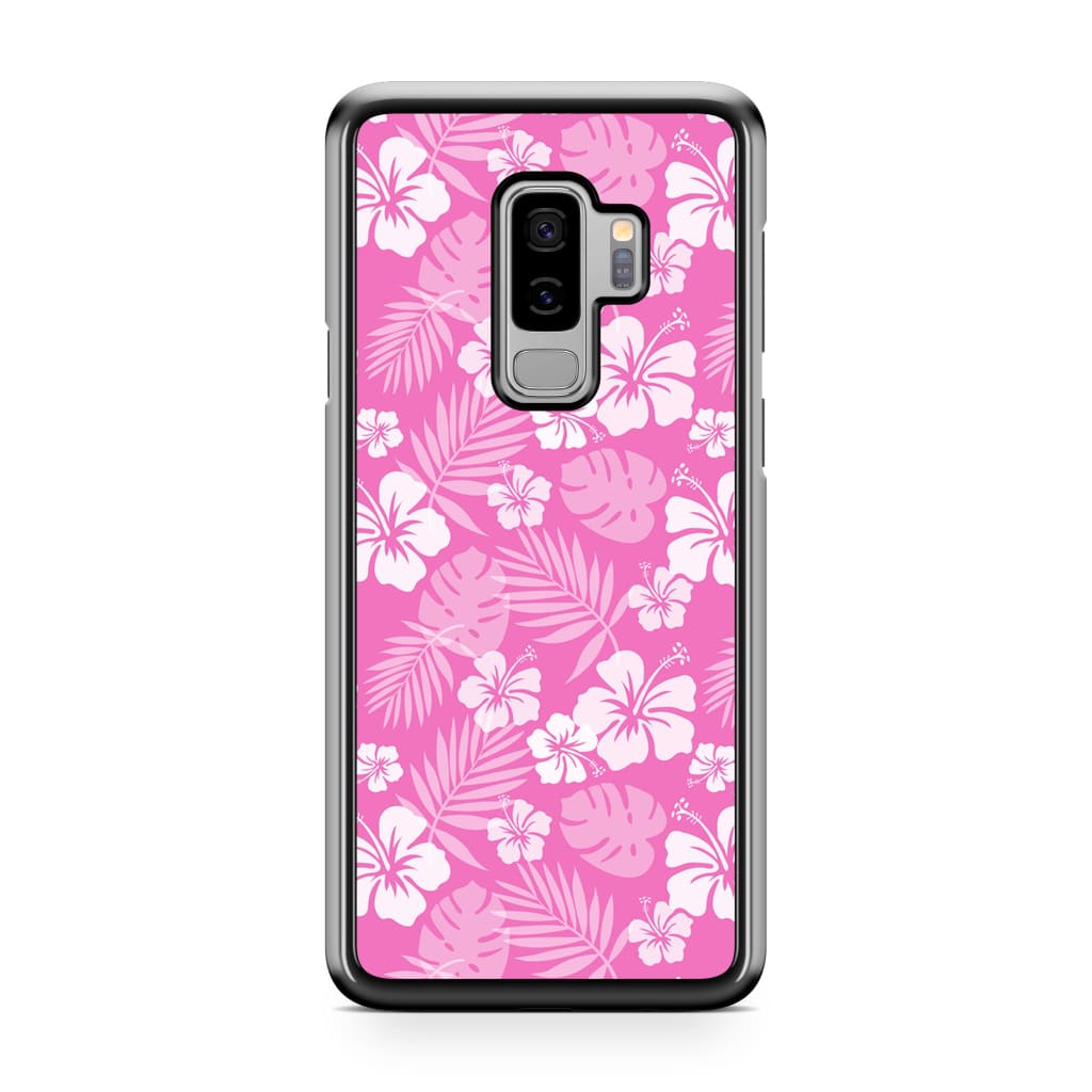 Pink Hibiscus Phone Case - Galaxy S9 Plus - Phone Case