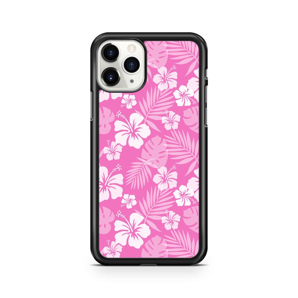 Pink Hibiscus Phone Case - iPhone 11 Pro - Phone Case