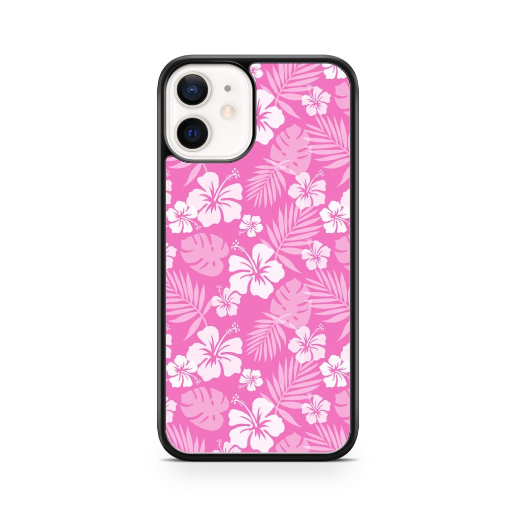 Pink Hibiscus Phone Case - iPhone 12 Mini - Phone Case