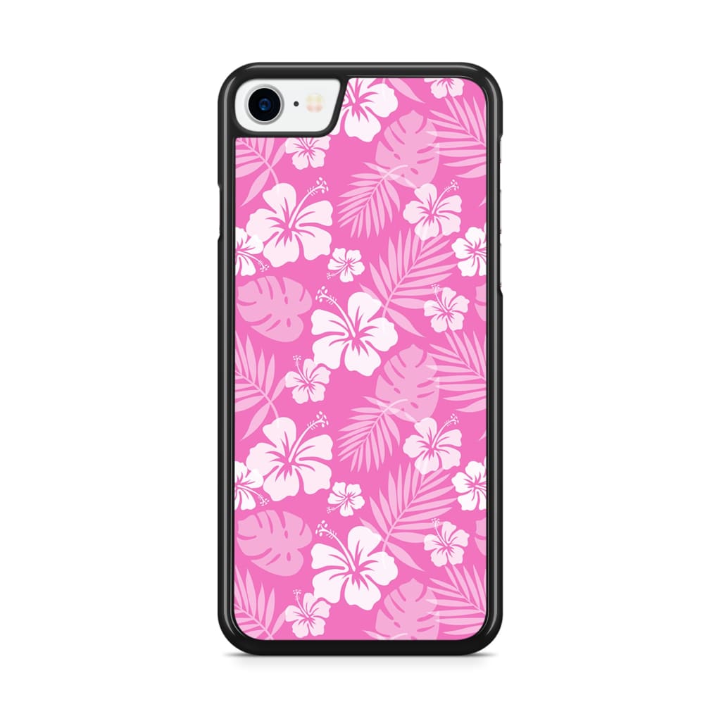 Pink Hibiscus Phone Case - iPhone SE/6/7/8 - Phone Case