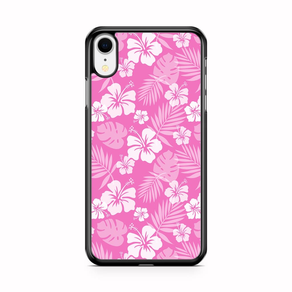 Pink Hibiscus Phone Case - iPhone XR - Phone Case
