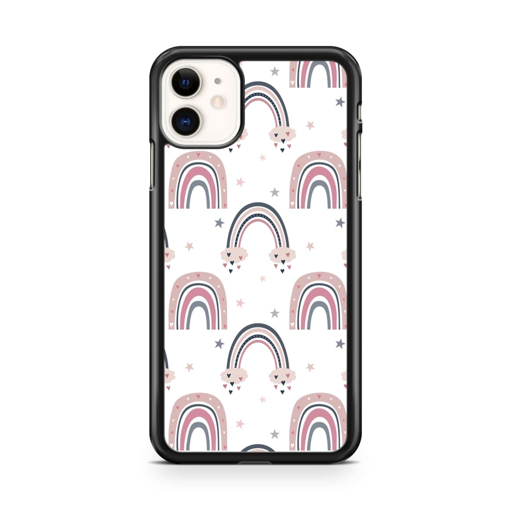 Rainbow Hearts Phone Case - iPhone 11 - Phone Case
