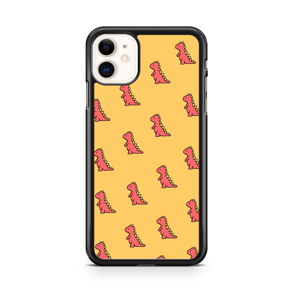 Red Dinosaur Phone Case - iPhone 11 - Phone Case