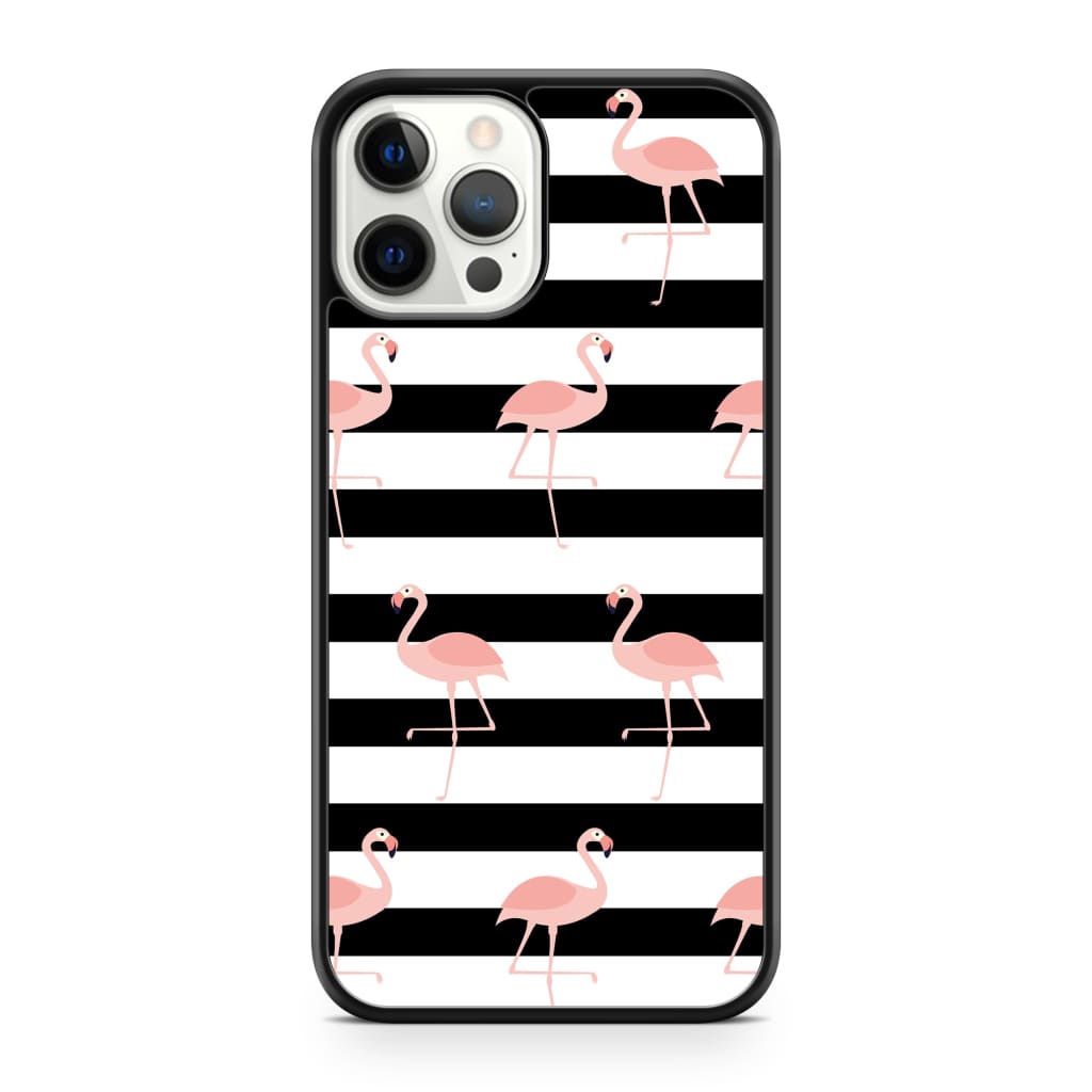 Running Flamingos Phone Case - iPhone 12 Pro Max - Phone