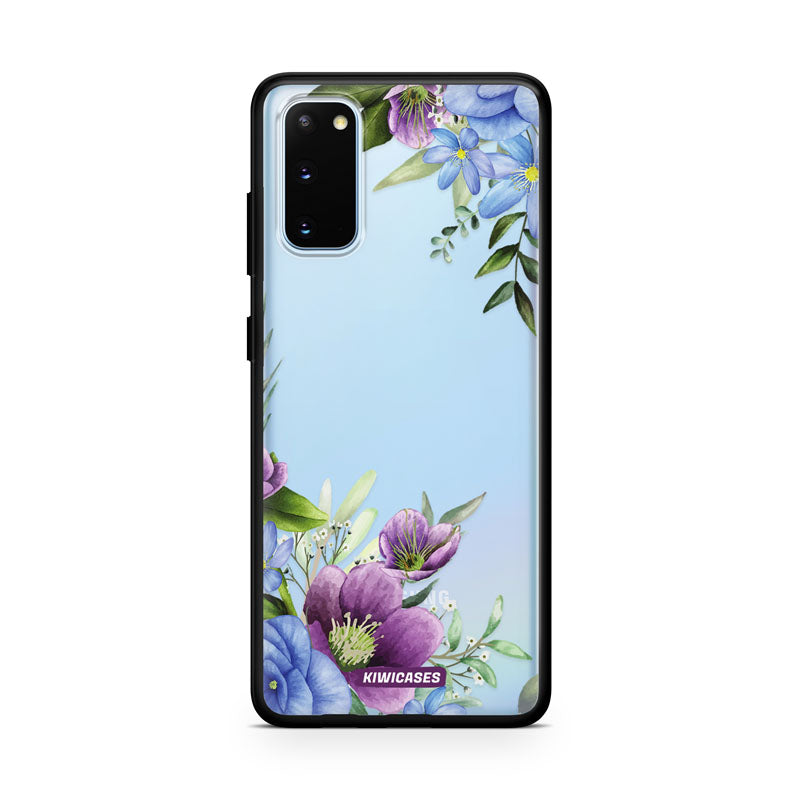 Blue and Purple Daisies