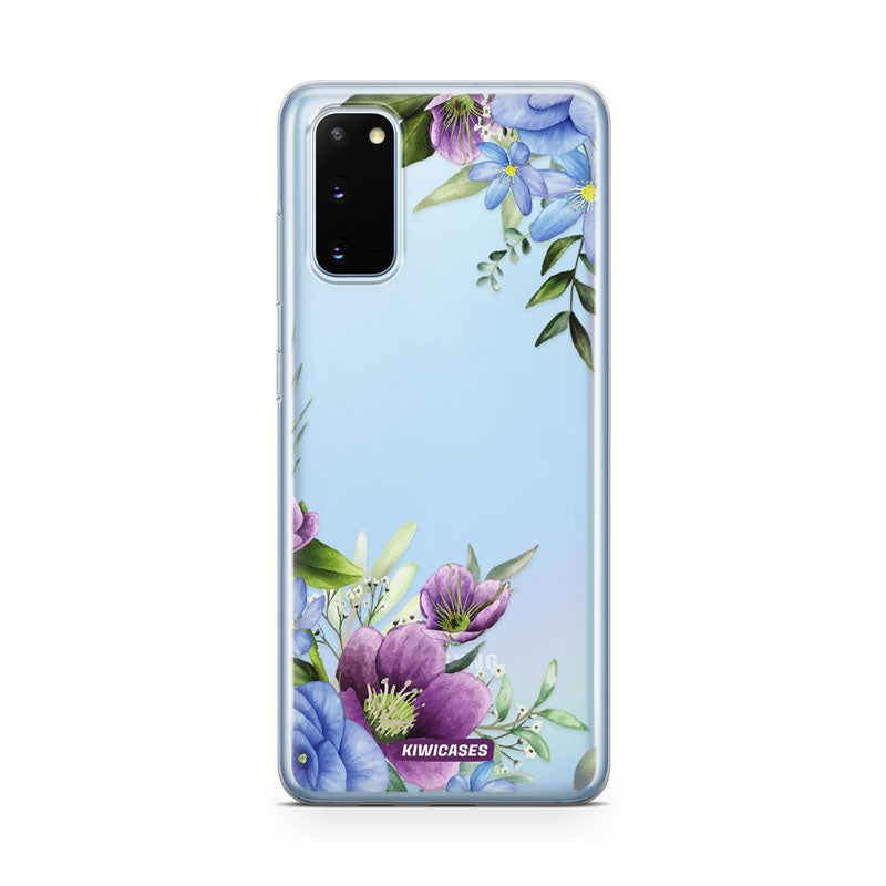 Blue and Purple Daisies