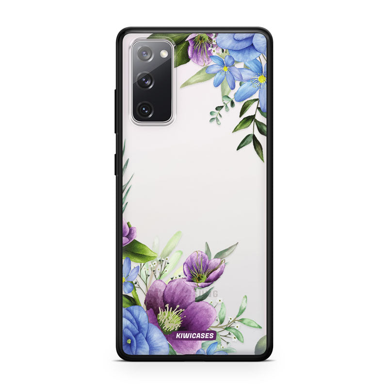 Blue and Purple Daisies