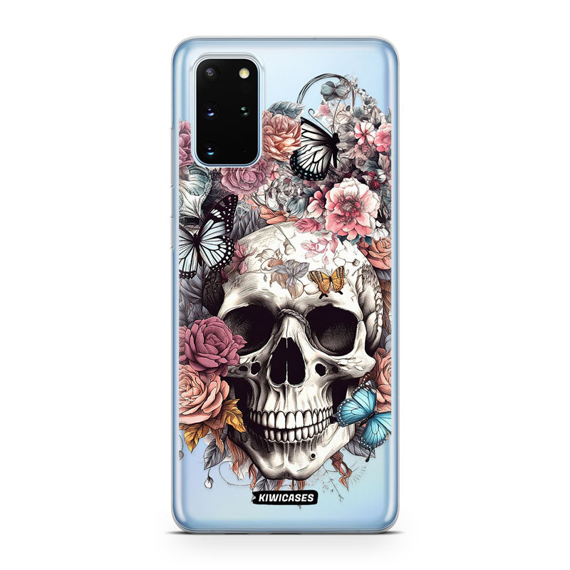 Dusty Floral Skull