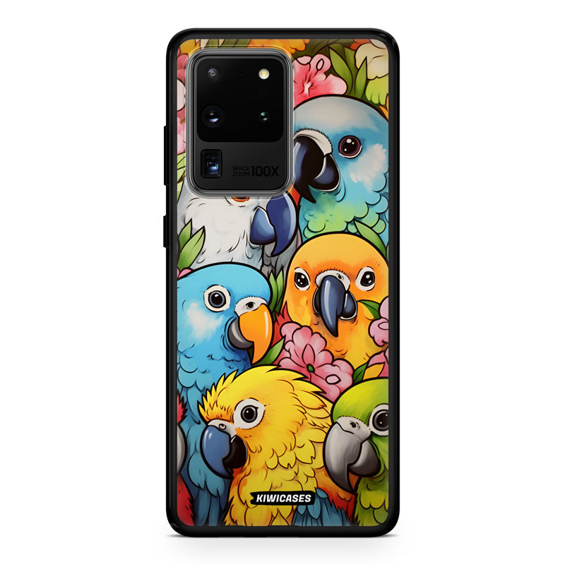 Cute Parrots - Galaxy S20 Ultra