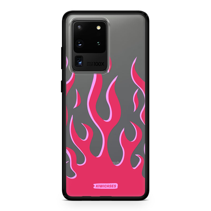 Pink Fire Flames