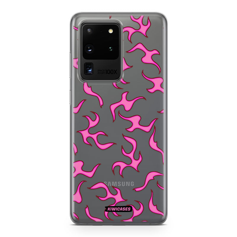 Pink Flames - Galaxy S20 Ultra