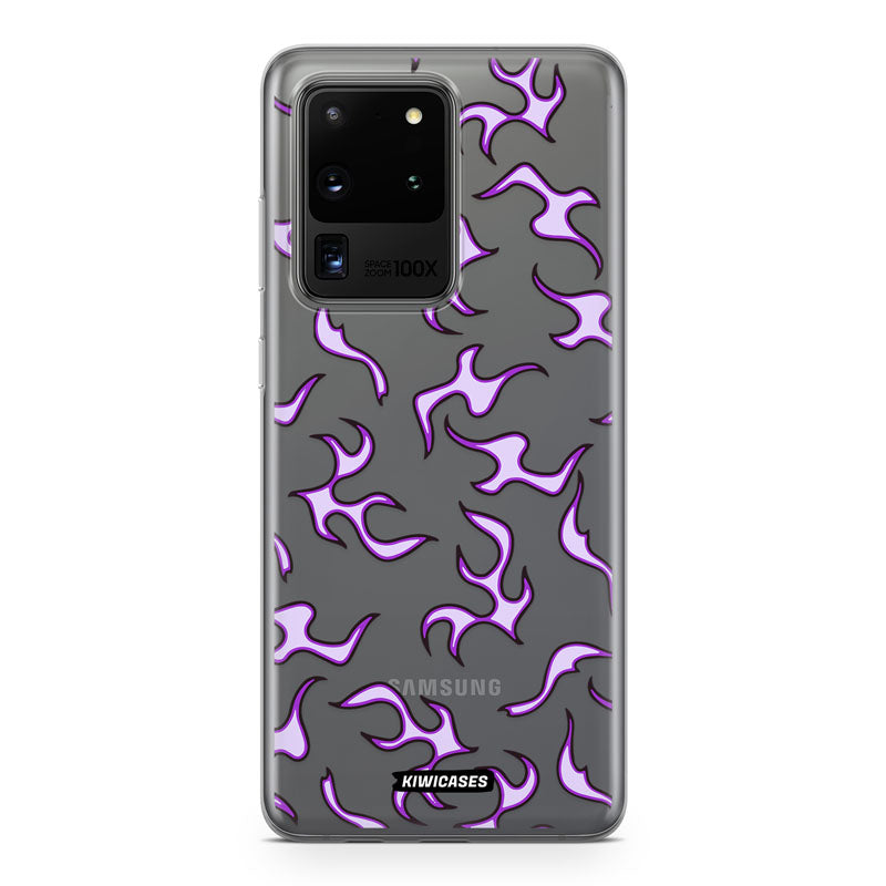 Purple Flames - Galaxy S20 Ultra