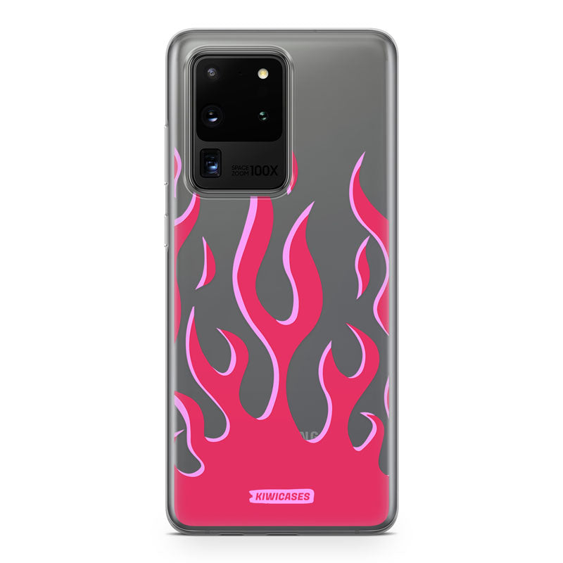 Pink Fire Flames