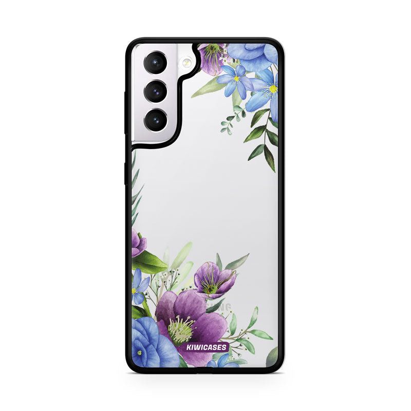 Blue and Purple Daisies