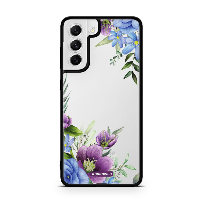 Blue and Purple Daisies