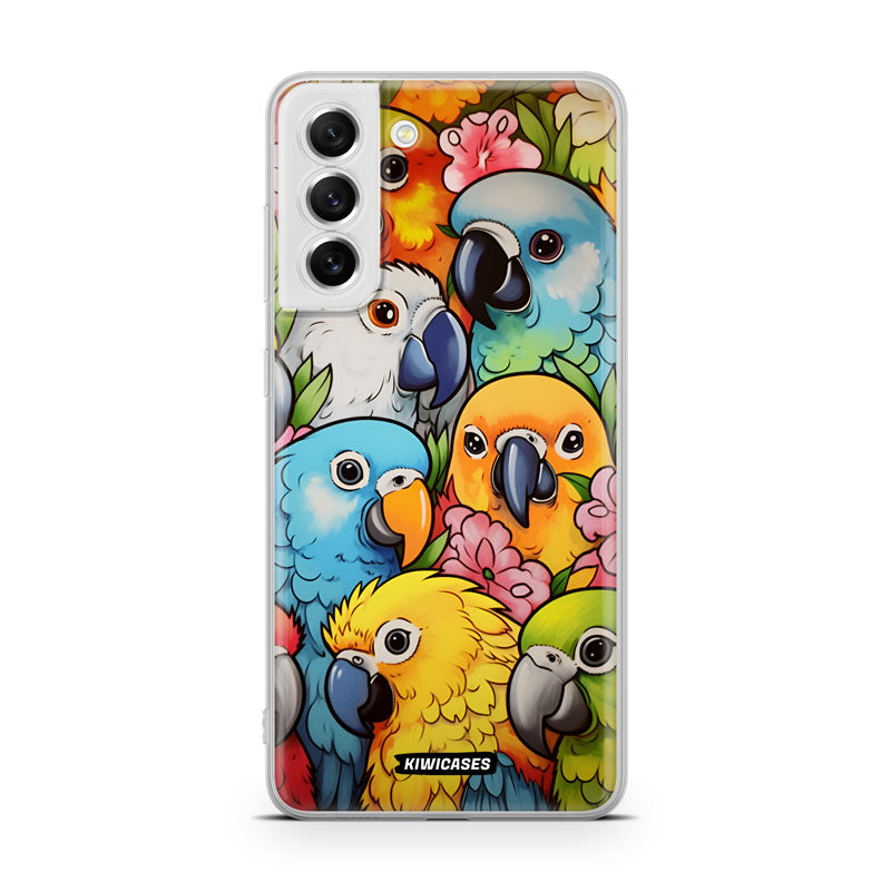 Cute Parrots - Galaxy S21 FE