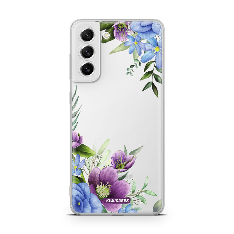 Blue and Purple Daisies