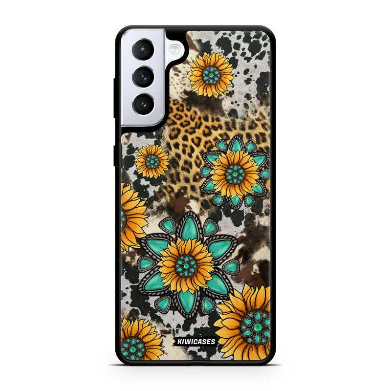 Gemstones and Sunflowers - Galaxy S21 Plus