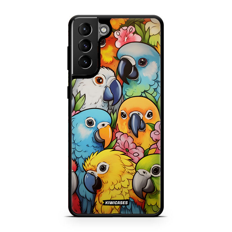 Cute Parrots - Galaxy S21 Plus