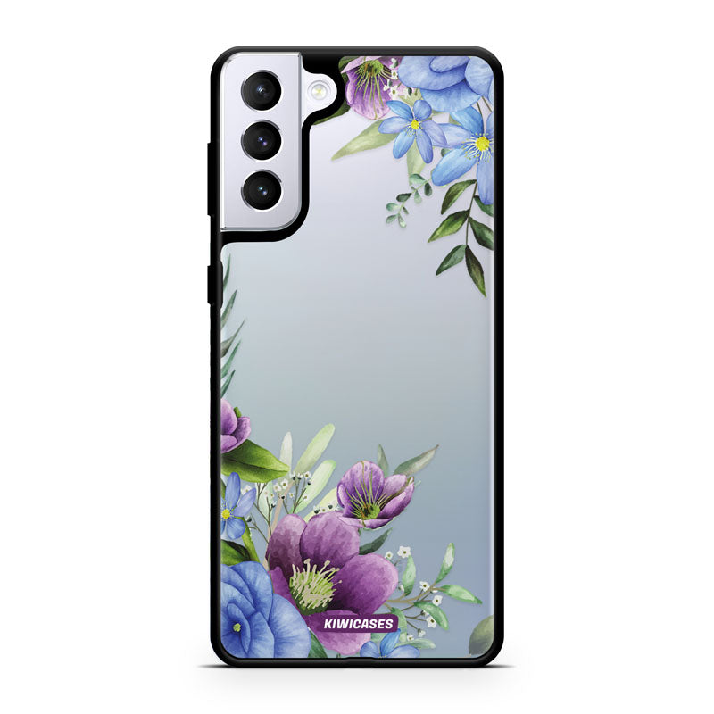 Blue and Purple Daisies