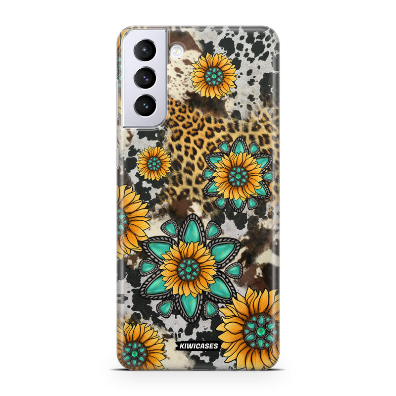 Gemstones and Sunflowers - Galaxy S21 Plus