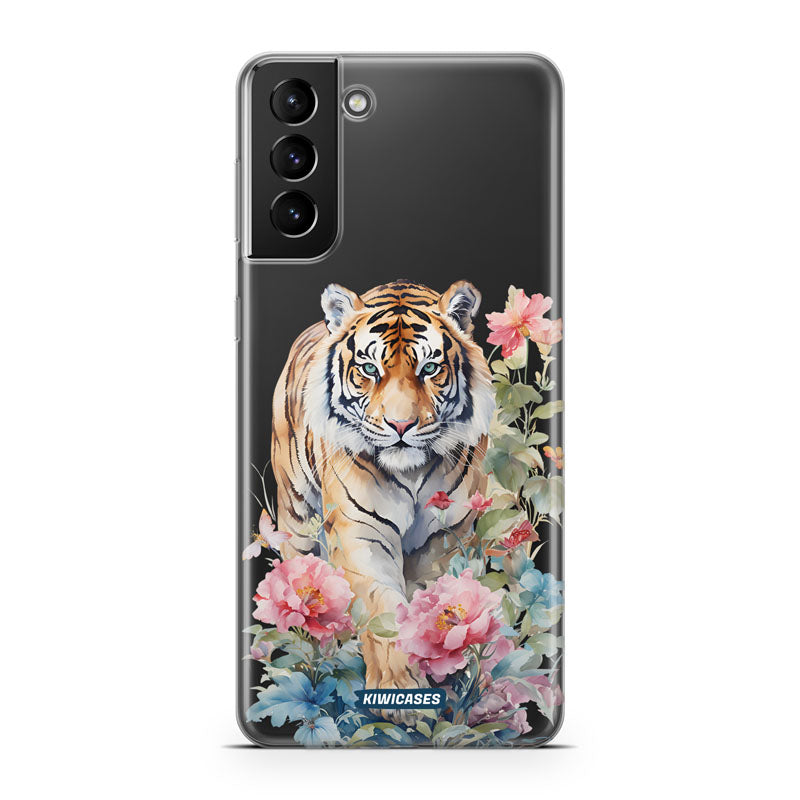 Floral Tiger - Galaxy S21 Plus