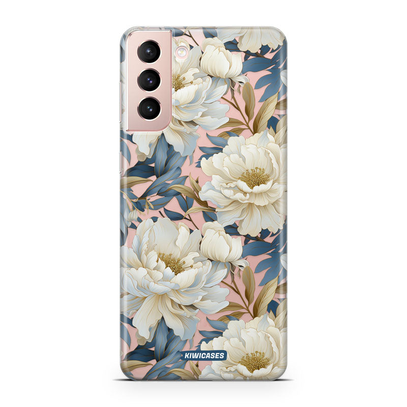 White Camellia - Galaxy S21 Plus