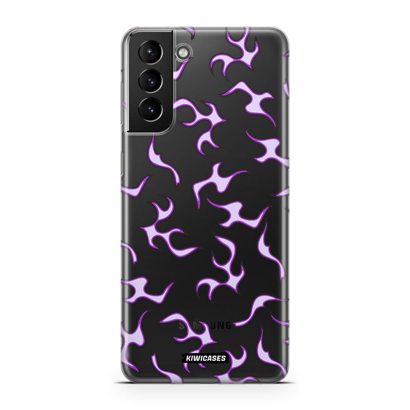Purple Flames - Galaxy S21 Plus