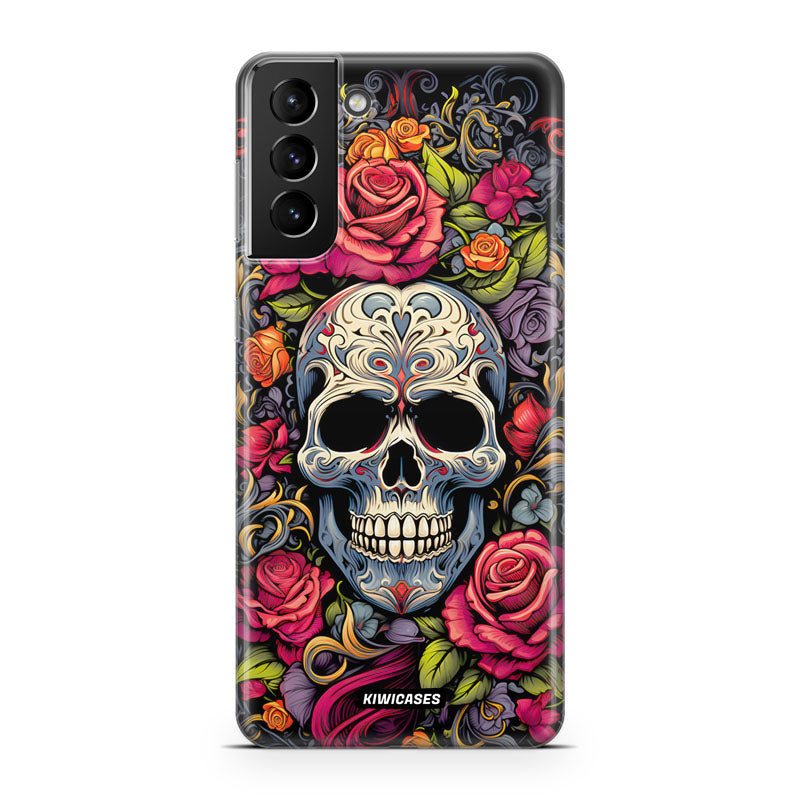 Floral Skull - Galaxy S21 Plus