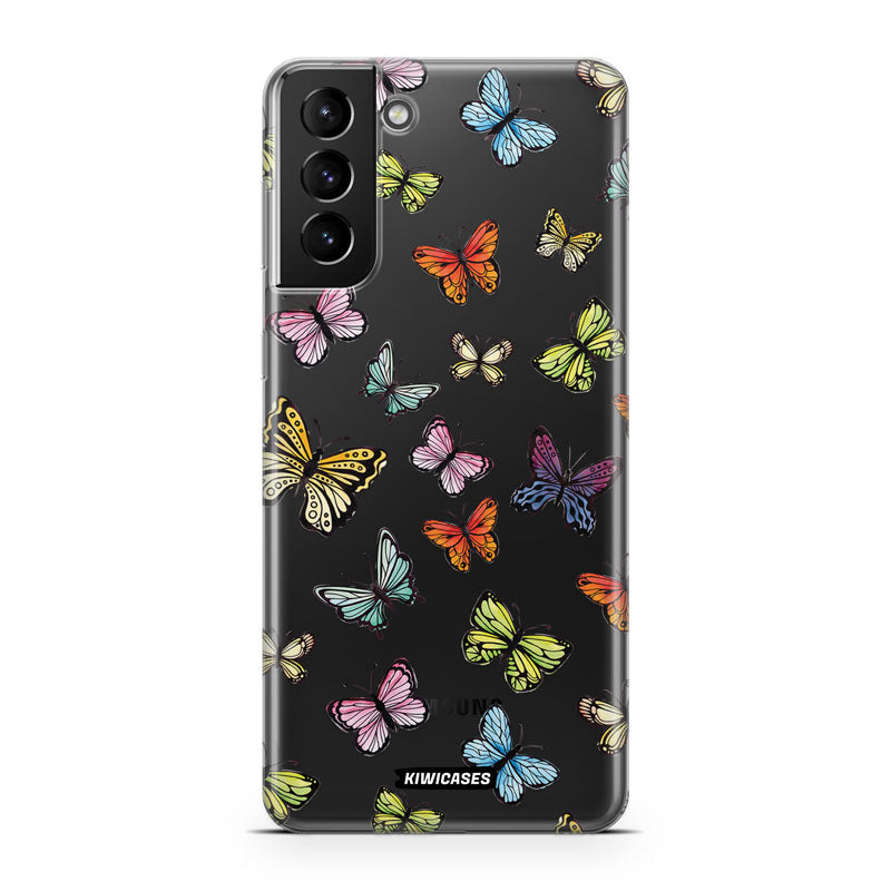 Colourful Butterflies - Galaxy S21 Plus