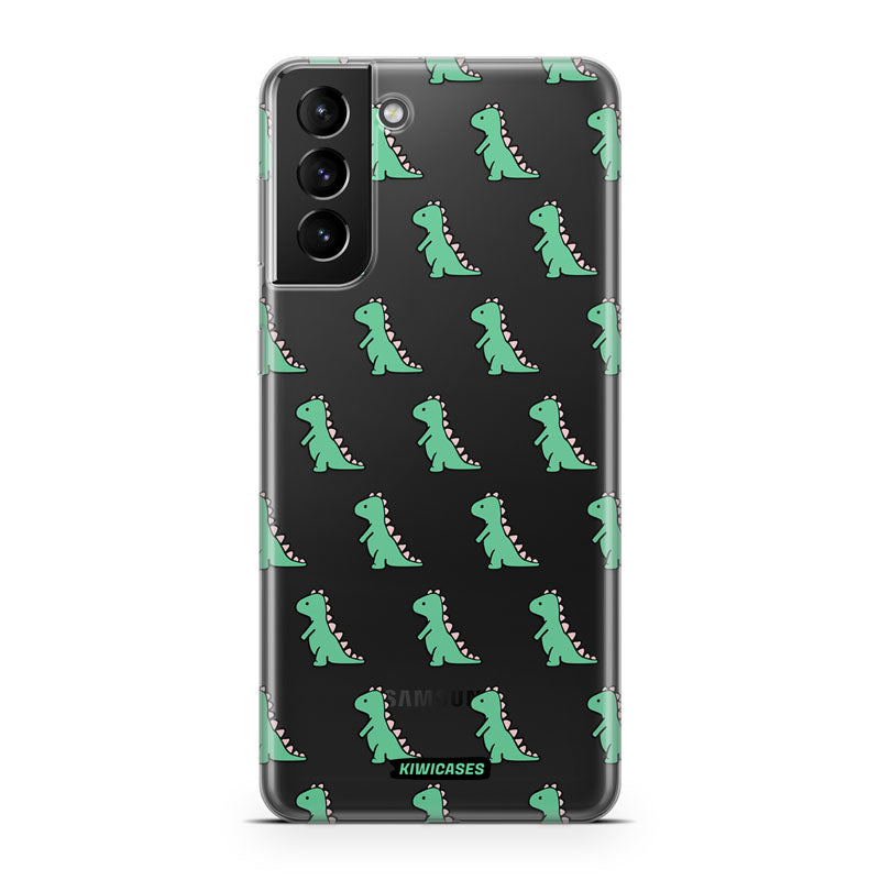 Green Dinosaurs - Galaxy S21 Plus