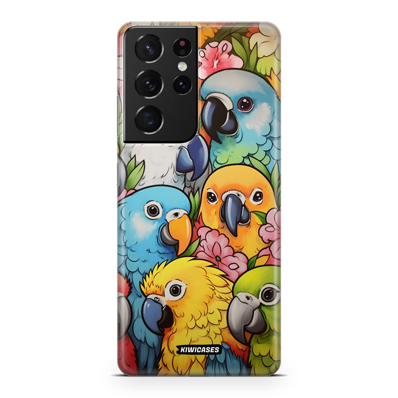 Cute Parrots - Galaxy S21 Ultra