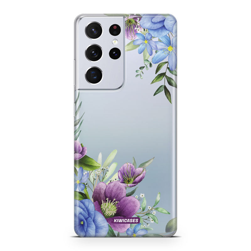 Blue and Purple Daisies