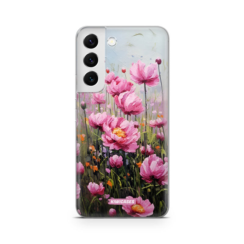 Painted Pink Peonies