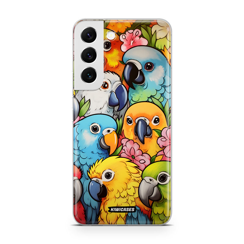 Cute Parrots - Galaxy S22 Plus