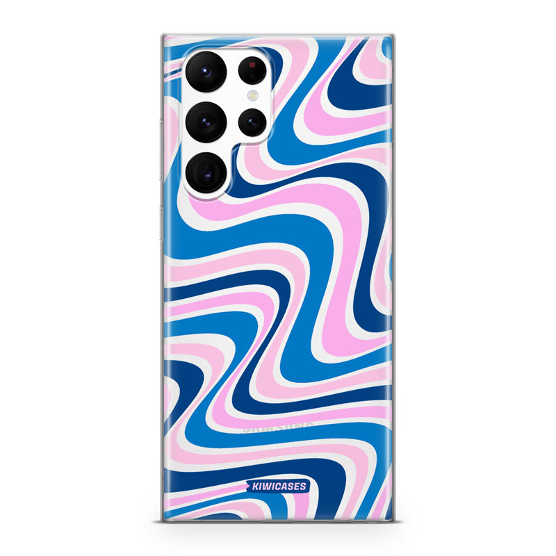 Wavey Blue Pink