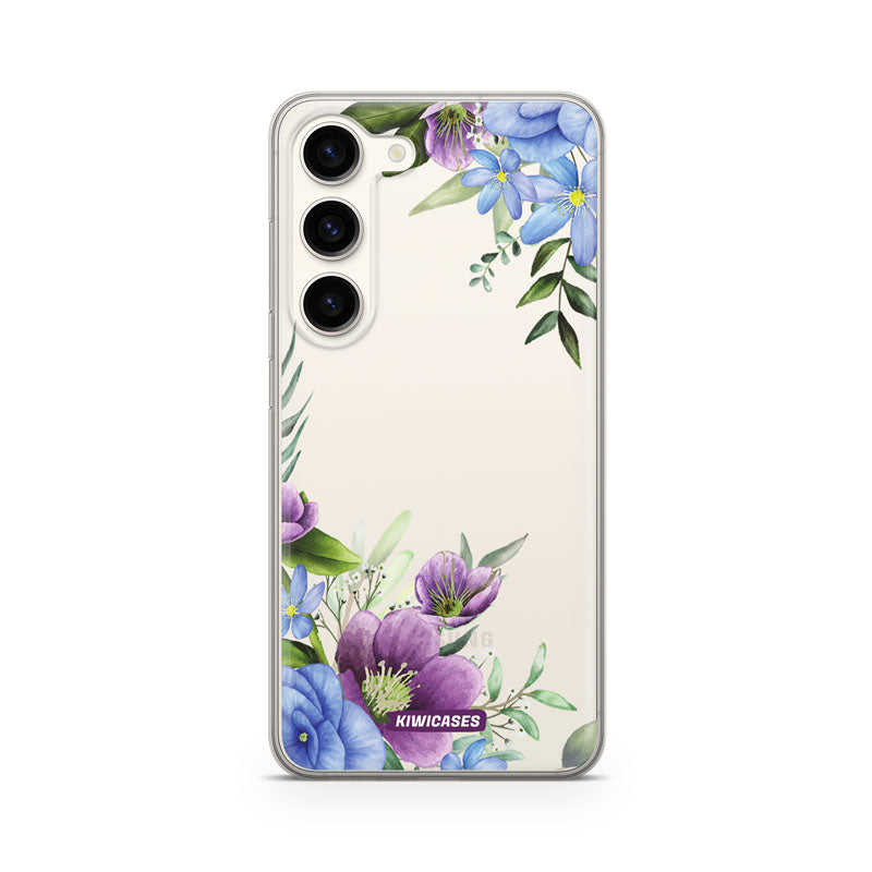 Blue and Purple Daisies