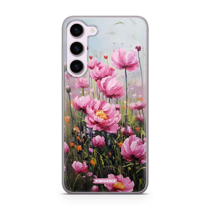 Painted Pink Peonies