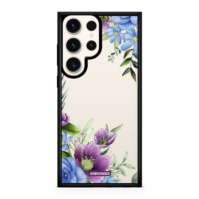 Blue and Purple Daisies